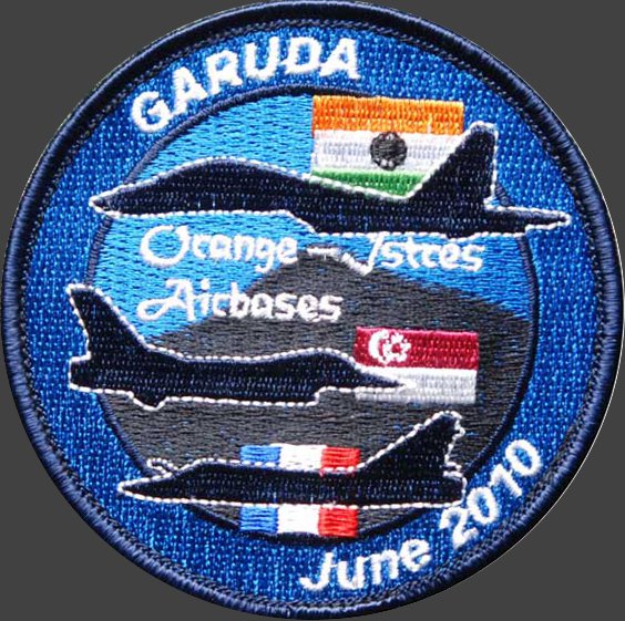 distintivo ufficiale dell'esercitazione Garuda IV garuda2010_patch